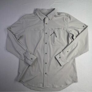 G.H. Bass & Co. - Light Gray Button Down Excursion Performance Shirt - Men’s - M
